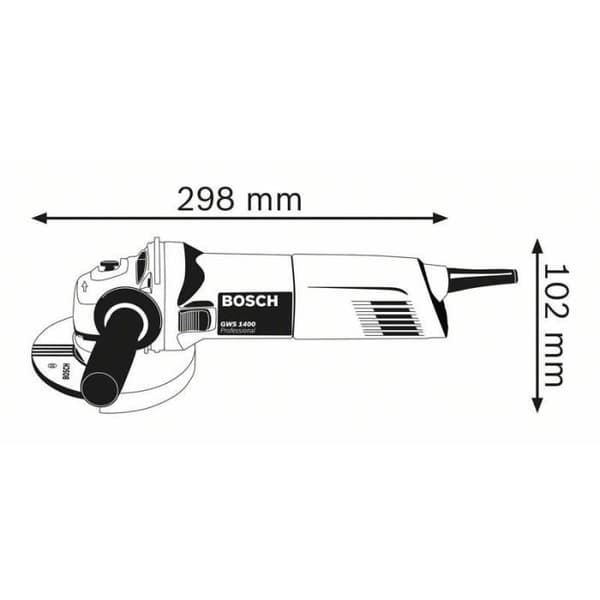 Bosch Professional GWS 1400 Vinkelsliber - 0601824800