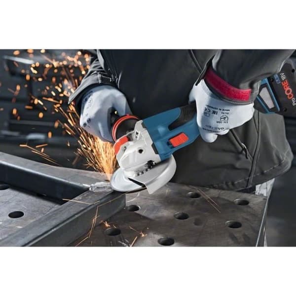Bosch Professional GWX 18V-15 C vinkelsliber + 2 ProCORE 5,5Ah batterier + GAL 1880 CV oplader + L-Boxx - 06019H6402