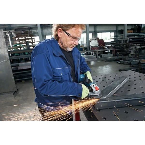 Bosch Professional X-LOCK GWX 18V-10 Vinkelsliber - 2 x 5,0 Ah Batterier + GAL 1880 Oplader + L-BOXX