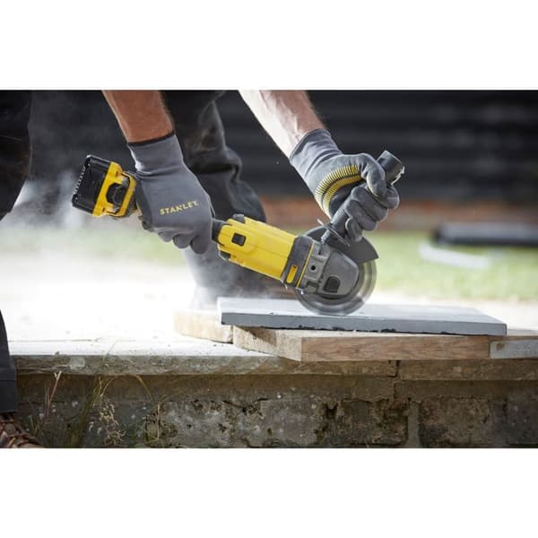 125 mm kværn - 18V litium - 2 stk. 4Ah batterier - STANLEY FATMAX V20 - SFMCG400M2K-QW