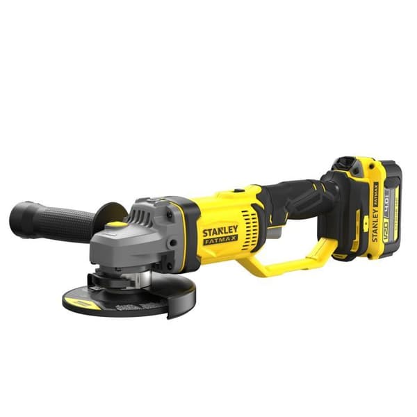 125 mm kværn - 18V litium - 2 stk. 4Ah batterier - STANLEY FATMAX V20 - SFMCG400M2K-QW