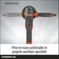 Miniatyrbillede 4 af 4: 20V Akku-vinkelsliber - Dobbelt effekt - POWDP35100 - Ø115mm slibeskive - Kompakt - uden batteri eller oplader