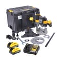 Miniatyrbild 1 av 6: Défonceuse XR 18V Borstlös - DEWALT - med 2 batterier 18V 5.0Ah - laddare - TSTAK - DCW620H2-QW