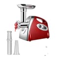 Miniatyrbillede 1 af 2: Elektrisk Kødslibemaskine, 2800W Høj Effekt, 80 kg/time Slibekapacitet,EU, Rød