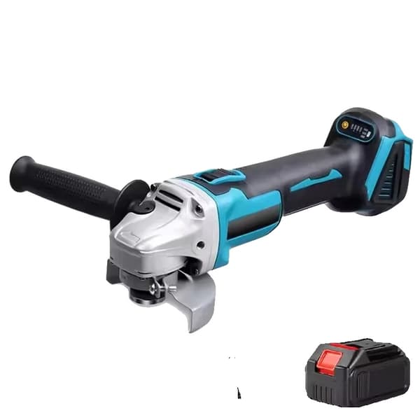 Sähkökulmahiomakone, 800W Teho, 10000 rpm Tyhjönopeus,1*akku 1*laturi