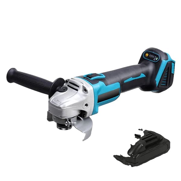 125mm Elektrisk Vinkelsliber, 800W Kraftfuld Ydelse, Intelligent Skærm,1*batteri