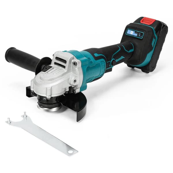125MM Borstlös Vinkelslip, 0-12000 RPM, Ergonomisk Design,Ingen batteri