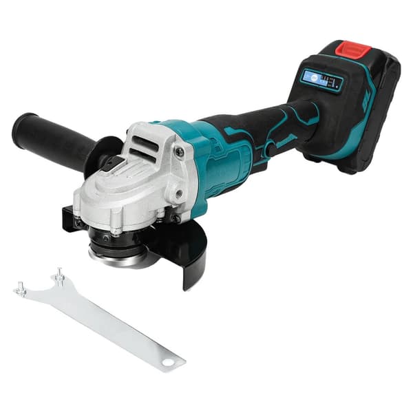 125MM Borstlös Vinkelslip, 0-12000 RPM, Ergonomisk Design,Ingen batteri