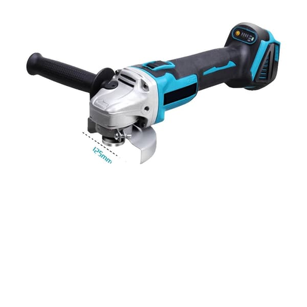 125 mm Langaton Sähkökulmahiomakone, Korkea Nopeus 10000 rpm, Yhteensopiva 18V Akun kanssa,EI Akkua