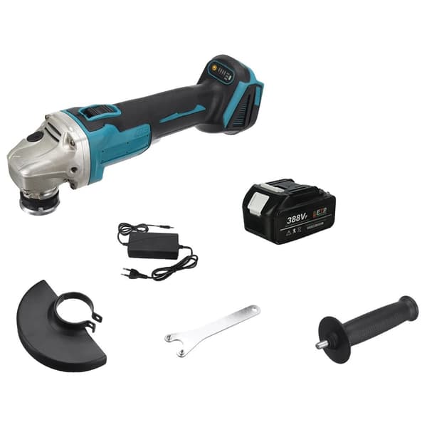Langaton Harjaton Kulmahiomakone, 18V Teho, 8500 RPM Nopeus,1 Akun, EU