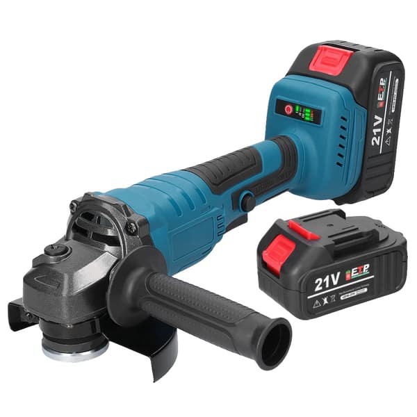 21V Vinkelsliber, Børsteløs Motor, 125mm Skivediameter,1 batteri, EU