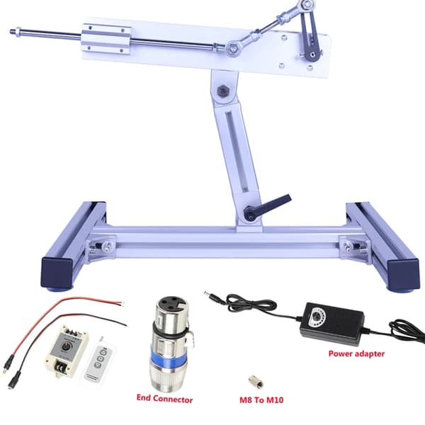 Teleskopisk Rocker Arm Aktuator, Hastighedsreguleringsadapter, Justerbar Reciprocating Linear Maskine, 24V150mm100rpm
