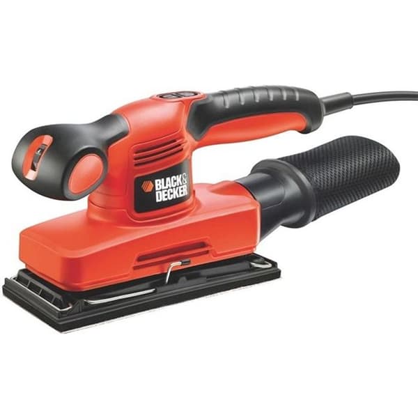 BLACK+DECKER 240W ledningsdrevet 1/3-arks excentersliber (leveres i kuffert + 5 slibemidler) - KA320EKA-QS
