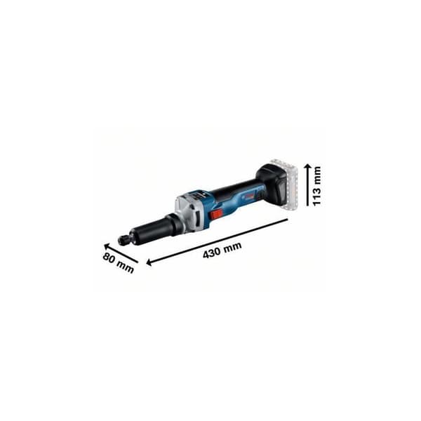 Rak slipmaskin - BOSCH - GGS 18V-10 SLC - Sladdlös - Metall - 125 mm