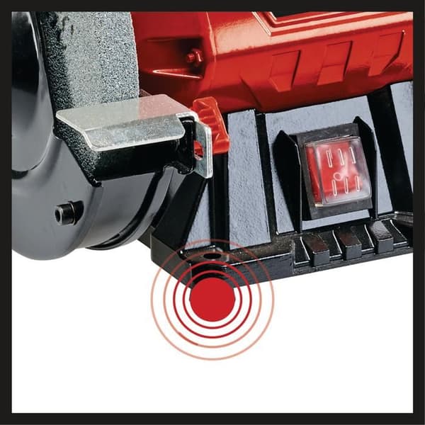 Einhell Bänkslip TC-BG 150 (effekt på 150 W, för små och stora reparationer) Levereras med två slipstenar