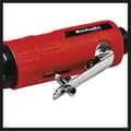 Miniatyrbild 4 av 5: Einhell Pneumatisk vinkelslip TC-PP 220 (med 10 slipsten på stang) Levereras i transportlåda
