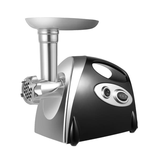 Elektrisk Kødsliber, 800W Effekt, 1,5-2kg/m Hakkeeffektivitet, Kompakt Design,Sort