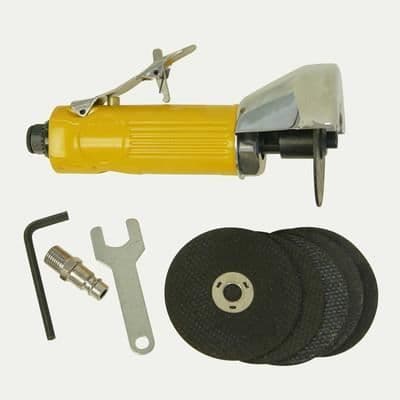 212553B 3" 75mm Luft verktyg för kapning, rak slipmaskin med 6 slippapper