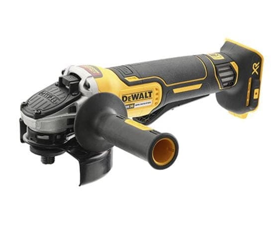 DEWALT VINKELSLIBER 18V LI-ION 125MM UDEN BATTERIER OG OPLADER BØRSTELØS DCG406N
