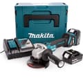 Miniatyrbild 1 av 4: MAKITA DGA504RT3J sladdlös vinkelslip - 12,5 cm - 8500 rpm - 2,5 kg