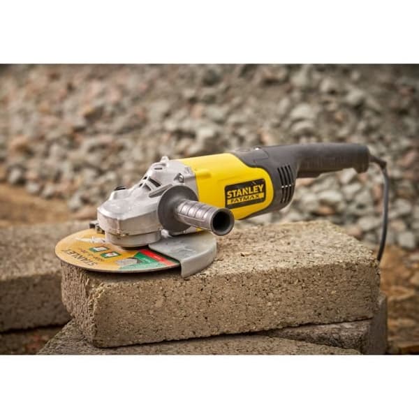 Sladdansluten vinkelslip - Stanley Fatmax - FMEG232-QS - 2000W - 230 mm