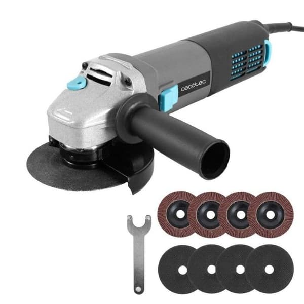 Cecotec RadialPower 1000 Elektrisk Vinkelslip. 1000W, Filter för att Skydda Motorn från Damm