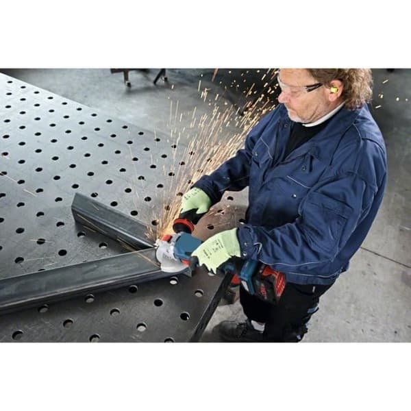 Bosch Professional GWX 18V-15 C vinkelslip + 2 ProCORE 5,5Ah batterier + GAL 1880 CV+ L-Boxx laddare - 06019H6402