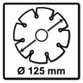 Miniatyrbild 4 av 4: Makita D-61139 DIAMAK Diamantkapskiva Diameter 125 mm Inner-Ø 22.23/20 mm 1 st