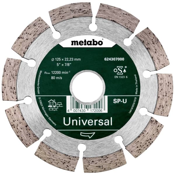 Metabo 624307000 Diamantkapskiva Diameter 125 mm Inner-Ø 22.23 mm 1 st
