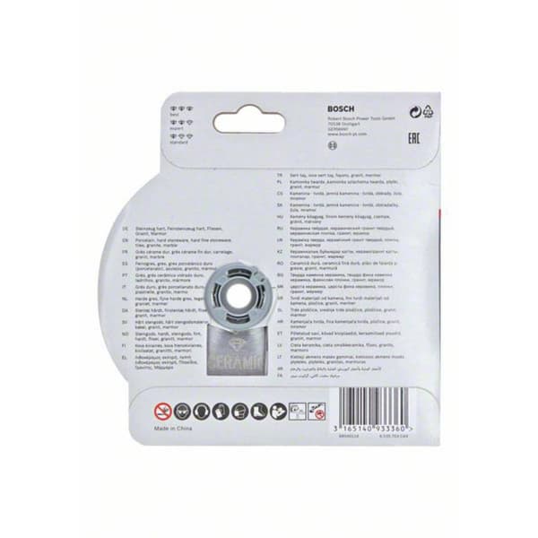 Bosch Accessories 2608615138 Diamantkapskiva Diameter 125 mm 1 st