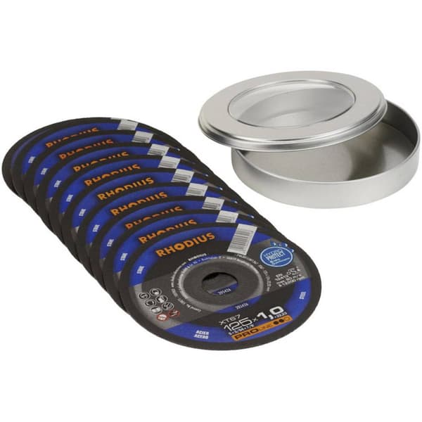 Rhodius XT67 210744 Separationspår rakt 125 mm 22.23 mm 10 st