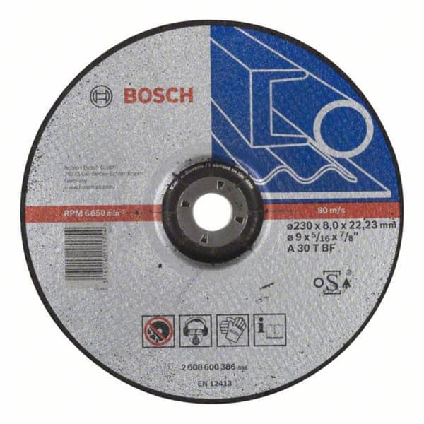 Bosch Accessories 2608600386 Skrubbskiva bockad 230 mm 22.23 mm 1 st