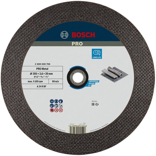 Bosch Accessories Expert for Metal A 24 R BF 2608600706 Separationspår rakt 300 mm 20 mm 1 st