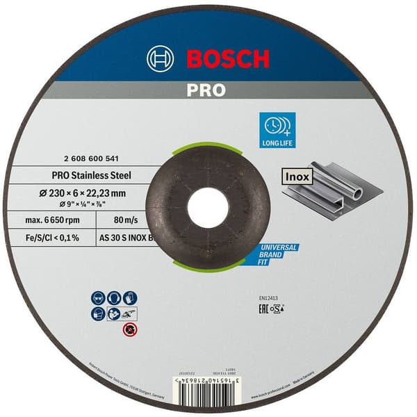 Bosch Accessories 2608600541 Skrubbskiva bockad 230 mm 22.23 mm 1 st