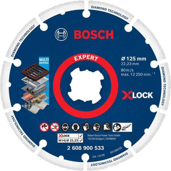 Bosch Accessories 2608900533 X-LOCK Diamantkapskiva Diameter 125 cm 1 st