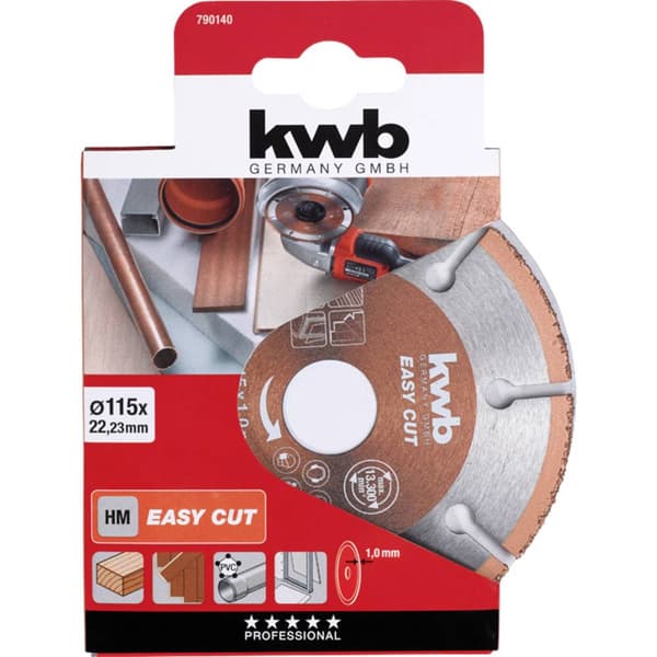 kwb 790540 Separationspår rakt 1 st 125 mm 22.23 mm 1 st
