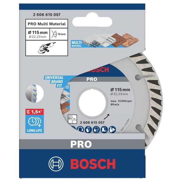 Bosch Accessories 2608615057 Standard for Universal Speed Diamantkapskiva Diameter 115 mm 1 st