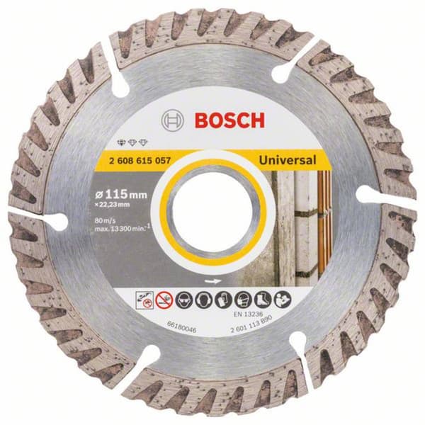 Bosch Accessories 2608615057 Standard for Universal Speed Diamantkapskiva Diameter 115 mm 1 st