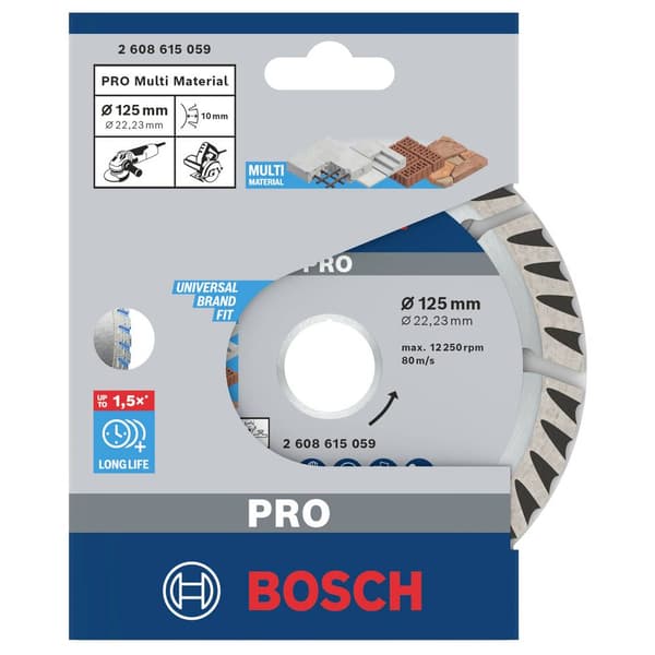 Bosch Accessories 2608615059 Standard for Universal Speed Diamantkapskiva Diameter 125 mm 1 st
