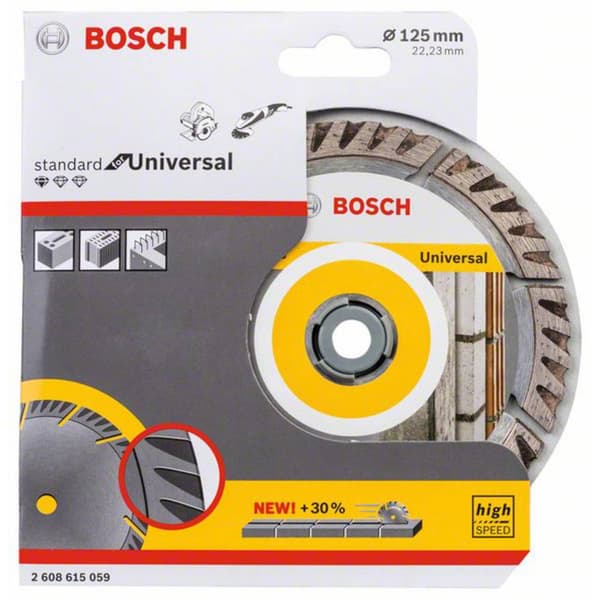 Bosch Accessories 2608615059 Standard for Universal Speed Diamantkapskiva Diameter 125 mm 1 st