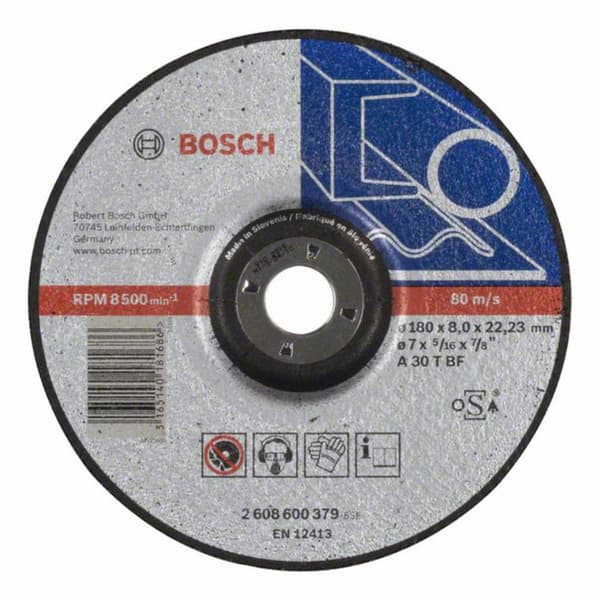 Bosch Accessories 2608600379 Skrubbskiva bockad 180 mm 22.23 mm 1 st