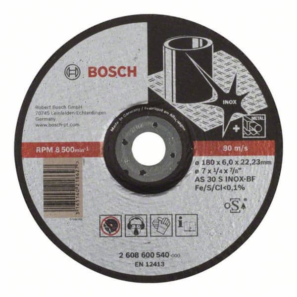 Bosch Accessories 2608600540 Skrubbskiva bockad 180 mm 22.23 mm 1 st