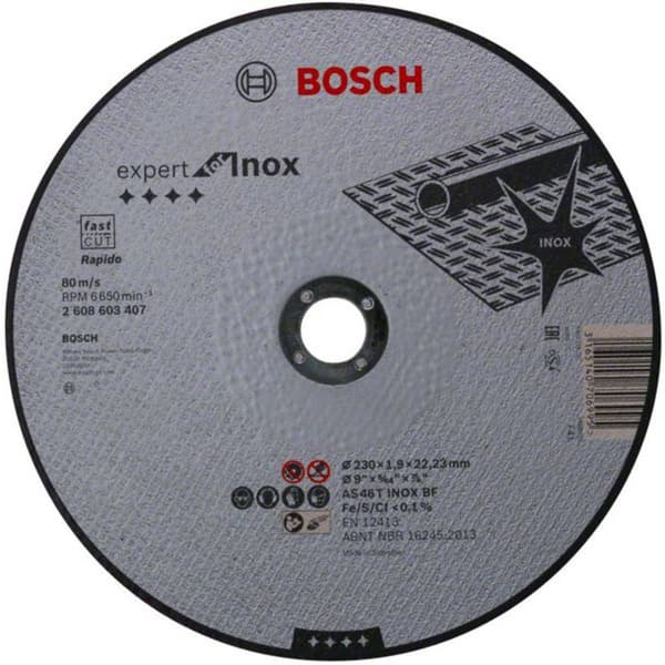 Bosch Accessories 2608603407 2608603407 Separationspår rakt 230 mm 22.23 mm 1 st