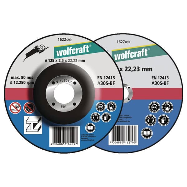 Wolfcraft 1622300 Kapskiva bockad 125 mm 22.23 mm 5 st