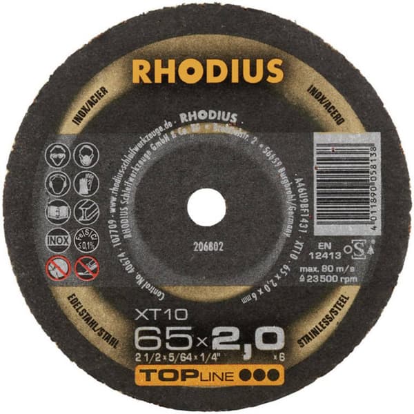 Rhodius XT10 MINI 206802 Separationspår rakt 65 mm 6 mm 1 st