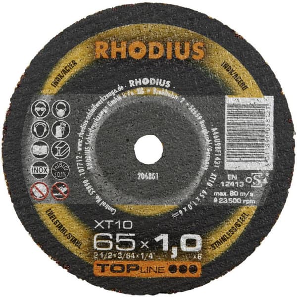 Rhodius XT10 MINI 206802 Separationspår rakt 65 mm 6 mm 1 st