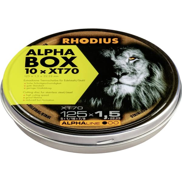 Rhodius XT70 BOX 211083 Separationspår rakt 125 mm 22.23 mm 1 st