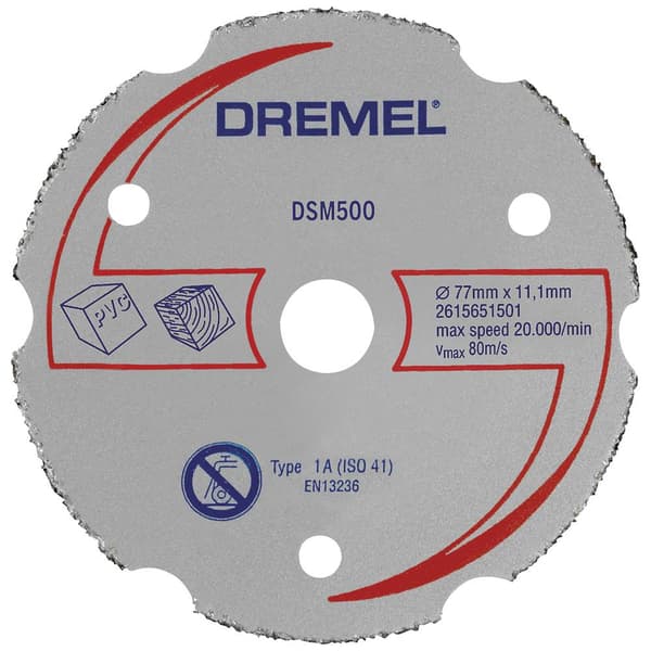 Dremel DSM500 2615S500JB Separationspår rakt 77 mm 1 st