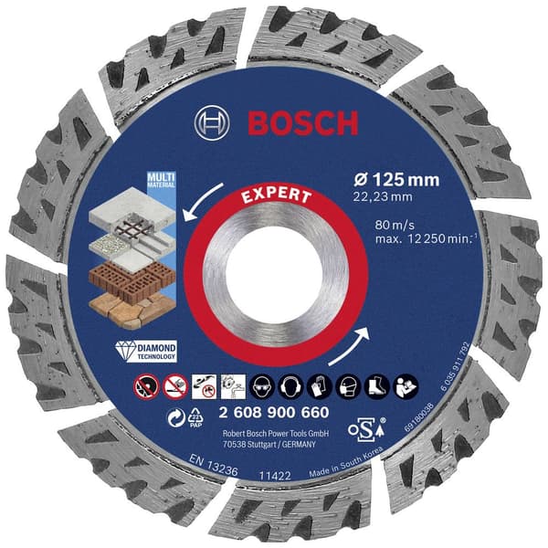 Diamantkapskiva Bosch Accessories 2608900660 Diameter 125 mm 1 st