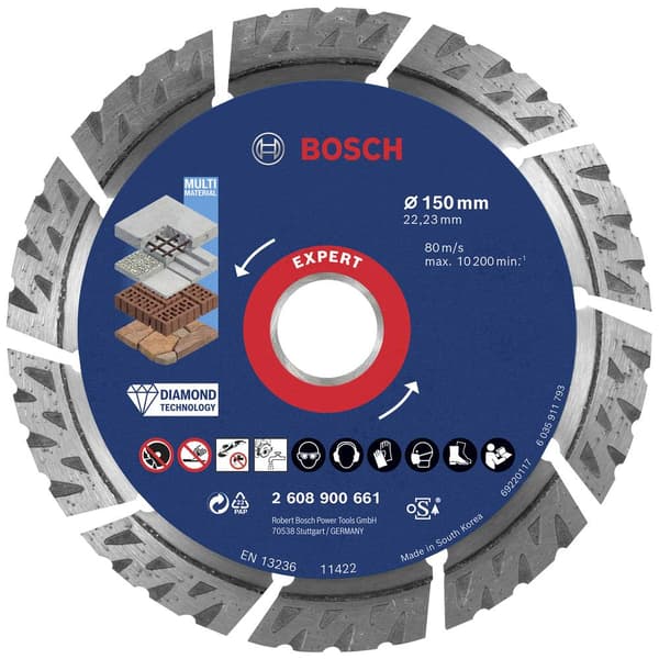 Diamantkapskiva Bosch Accessories 2608900661 Diameter 150 mm 1 st
